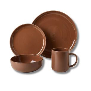 Juego De Loza 16 Piezas Vajilla Cer&aacute;mica Coffee